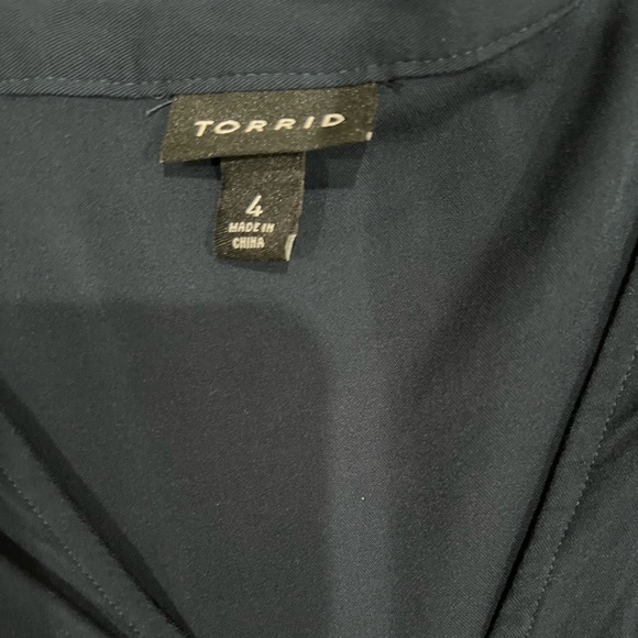 TORRID 4X Navy Tunic Mini Dress - Picture 3 of 9
